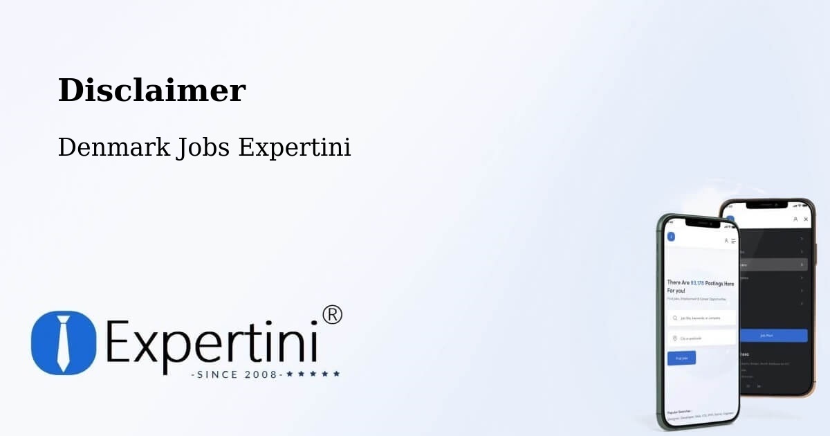 Disclaimer – Helsinge - Denmark Jobs Expertini